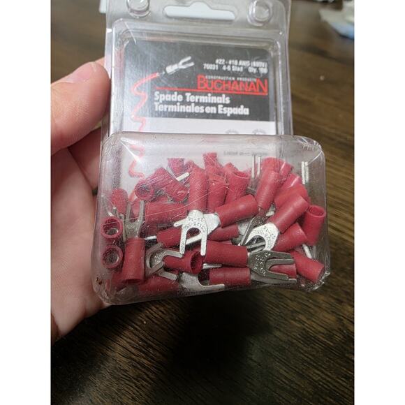 Buchanan AW2120-2 Spade Terminals #22 20 18 stud 22-18 AWG Wire Qnt 103 - Picture 13 of 13